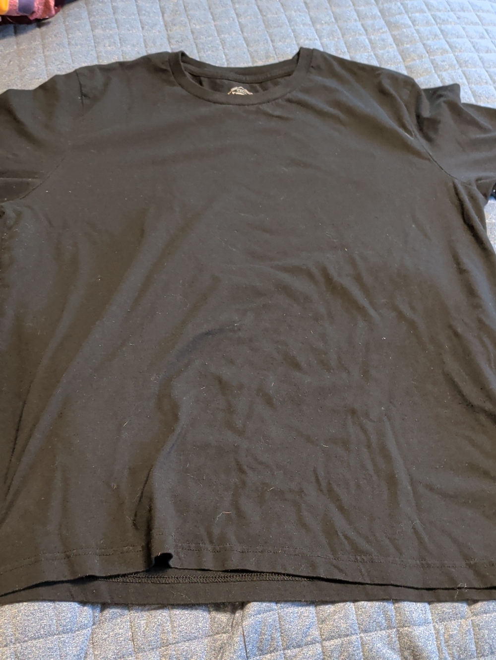 St. John's Bay Black Short-Sleeve Crewneck Tee